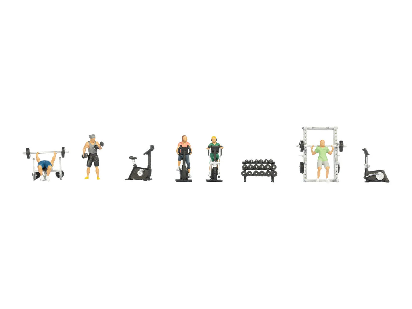 Noch 16292 Gym Themed Figure Set HO Gauge