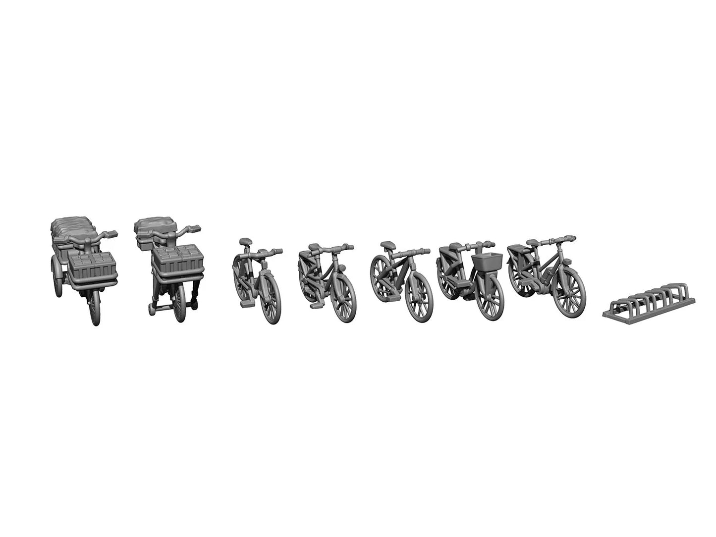 Noch 16416 Bicycles 3D Set (Pre-Built) HO Gauge