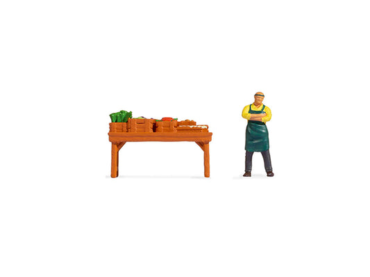 Noch Vegetable Stall Tiny Scenes Set 16500 HO Gauge