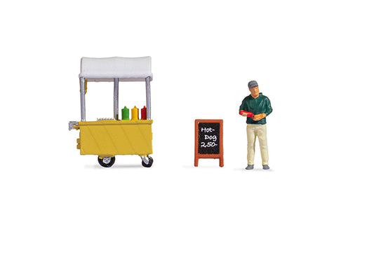 Noch Hot Dog Stall Tiny Scenes Set 16505 HO Gauge