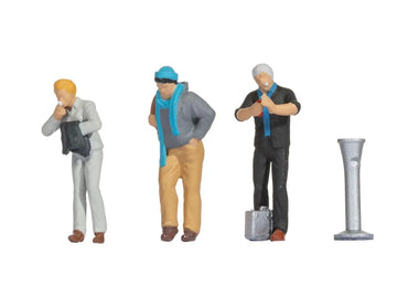 Noch Smoking Break Funny Scenes Figure Set N16604 HO Gauge