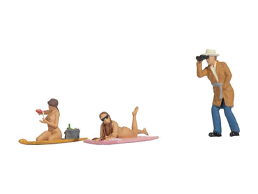 Noch Peeping Tom Funny Scenes Figure Set N16607 HO Gauge