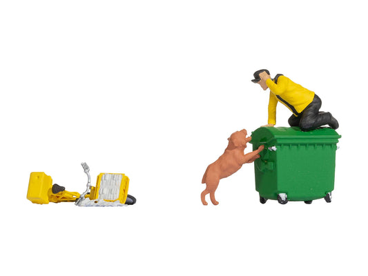 Noch Beware of the Dog Funny Scenes Figure Set N16610 HO Gauge