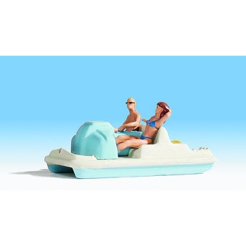 NOCH Pedal Boat w/ Figures HO Gauge Scenics 16810