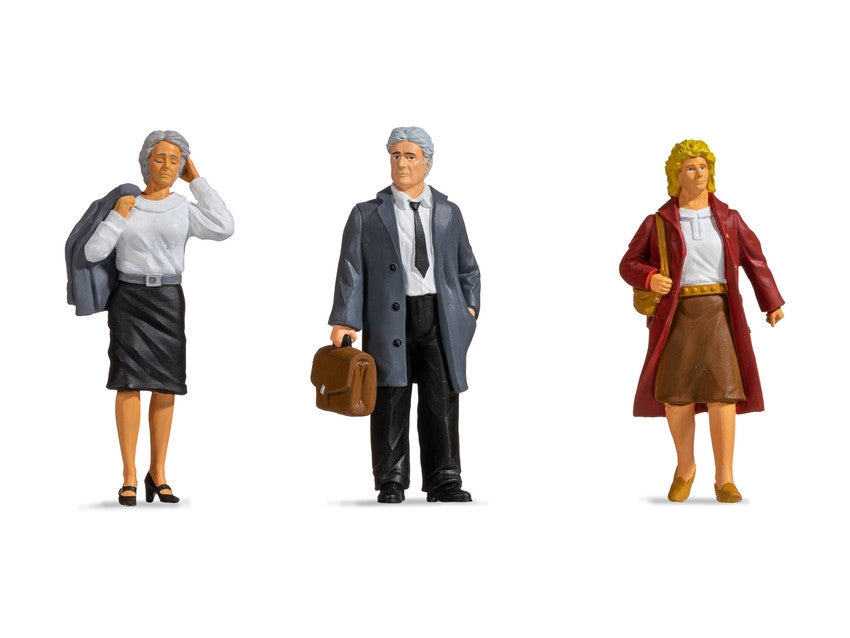 Noch 17350 Railway Passengers (3) Figure Set G Gauge