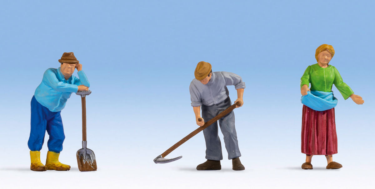 Noch Farmers (3) Figure Set N17840 O Scale