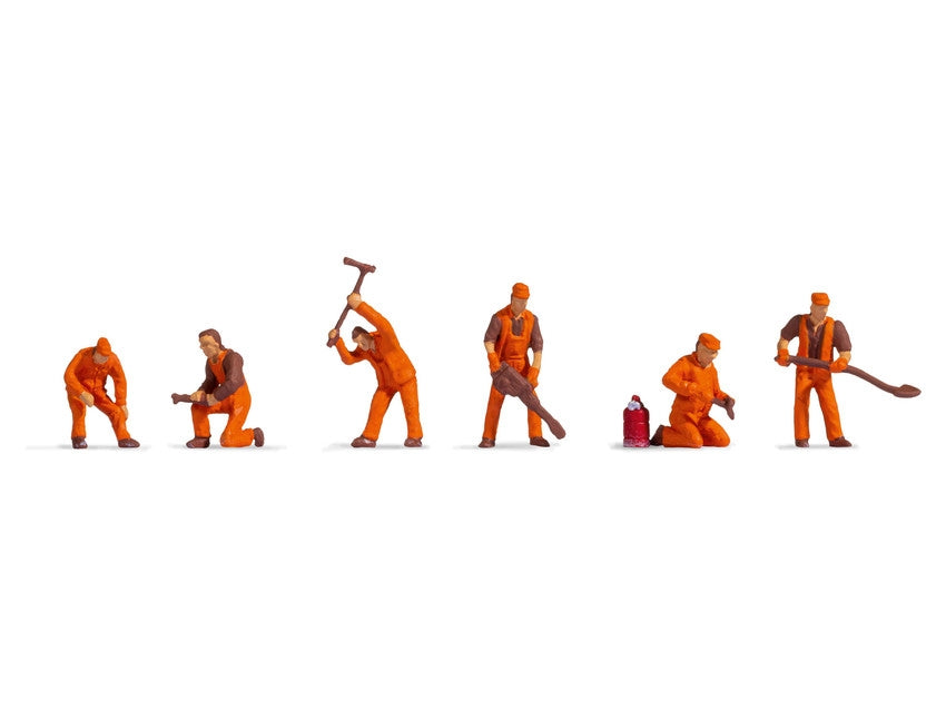 Noch 18012 Track Workers (6) Hobby Figure Set HO