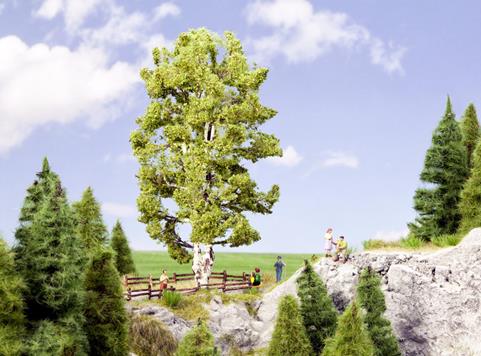 NOCH Double Trunk Birch Profi Tree 19cm HO Gauge Scenics 21641