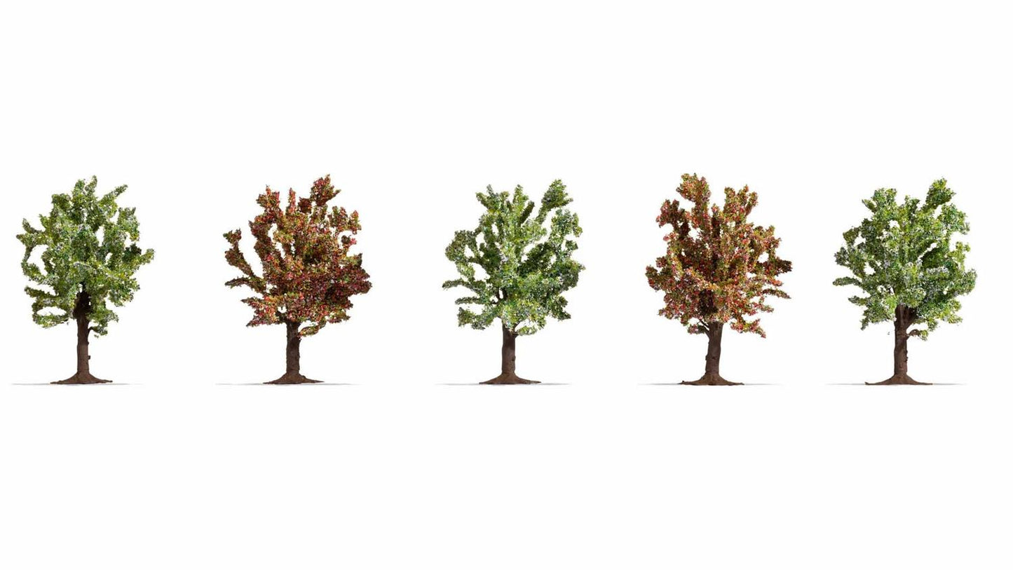Noch Blossoming Fruit Trees (5) 80mm Classic Set N25615