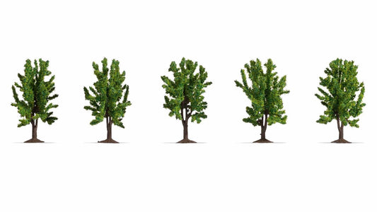 Noch Deciduous Trees (5) 80mm Classic Set N25620