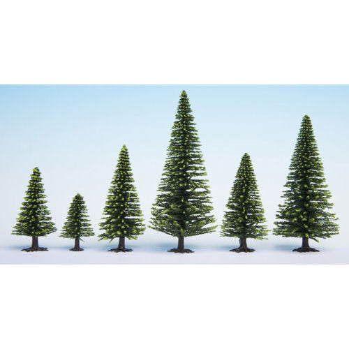 NOCH Spruce (10) Hobby Trees 16-19cm HO Gauge Scenics 26827