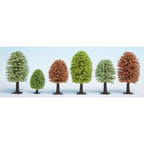 NOCH Spring (10) Hobby Trees 5-9cm HO Gauge Scenics 26906