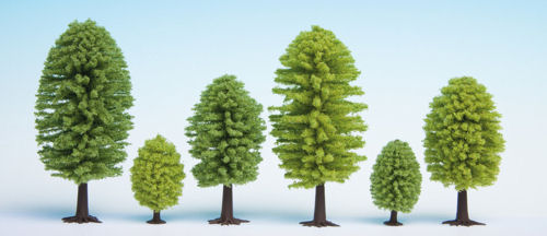 Noch Deciduous (25) Hobby Trees 3.5-5cm Multi Scale 32801