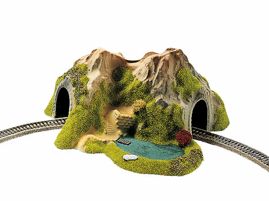 Noch Single Track Curved Tunnel 25x25x12cm N Gauge 34660
