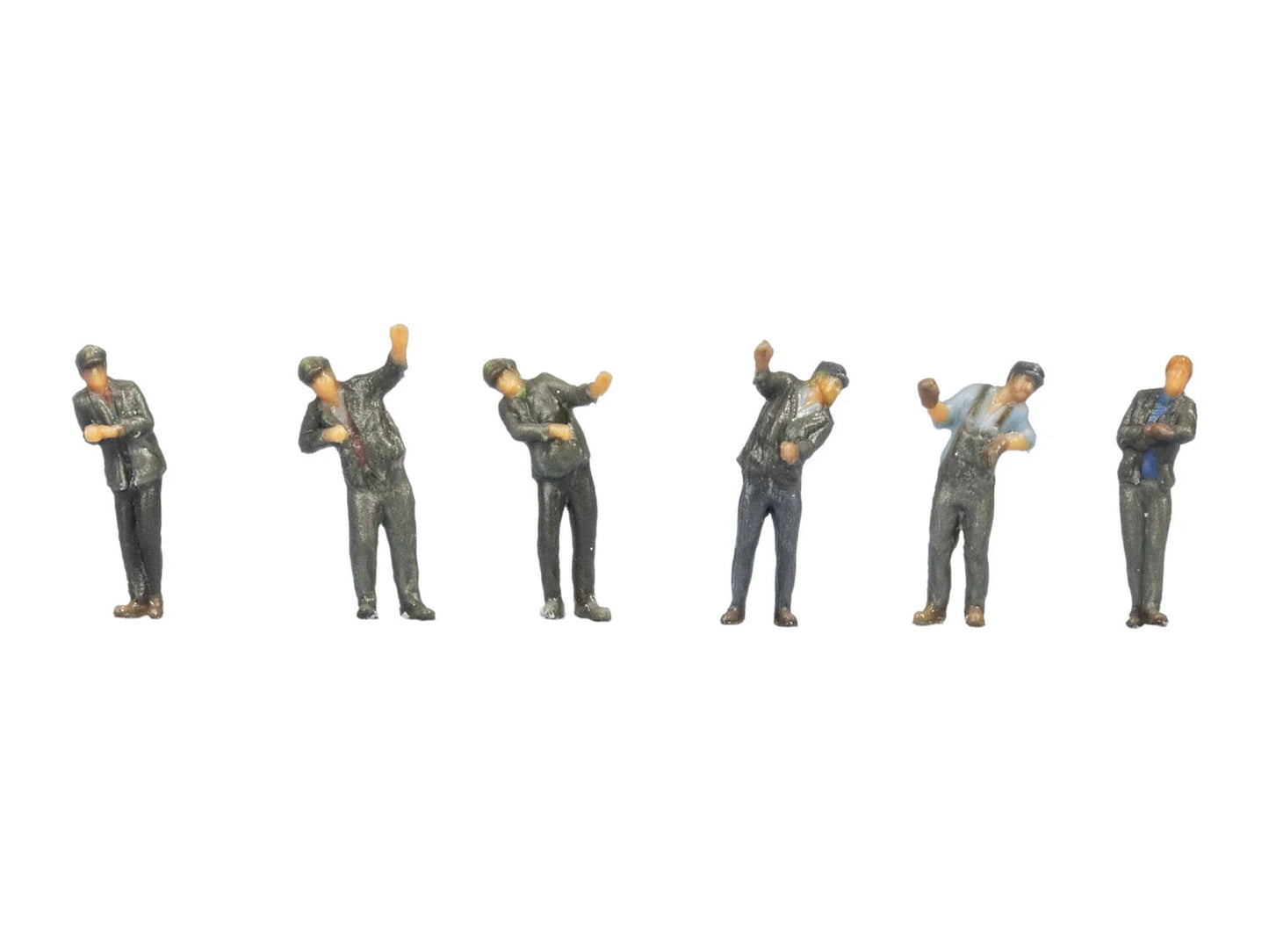 Noch 35210 Steam Locomotive Drivers (6) 3D Master Figure Set N Gauge