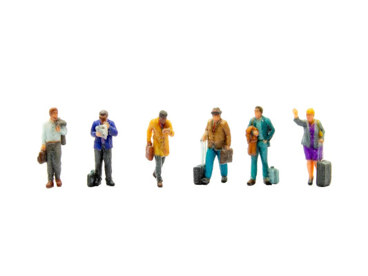 Noch Business Travellers (6) 3D Master Figure Set N35315 N Gauge