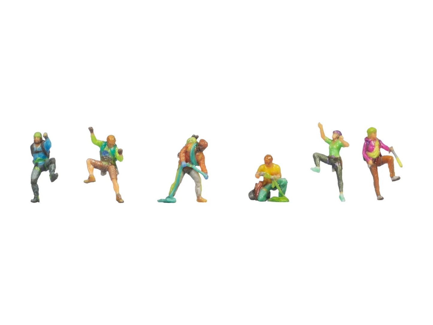 Noch 35822 Mountaineers (6) 3D Master Figure Set N Gauge