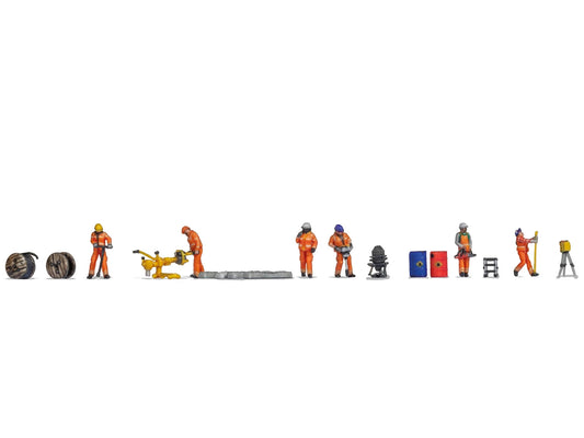 Noch Track Construction 3D Themed Figure Set N Gauge N35901