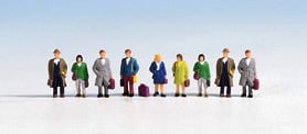 Noch Passengers (6) Figure Set N Gauge 36220