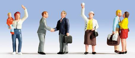 Noch Farewell (7) Figure Set N Gauge 36245