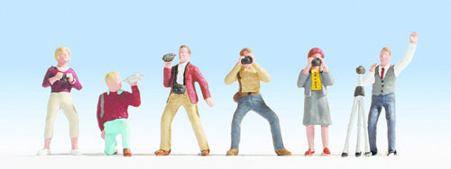 Noch Photographers (6) Figure Set N Gauge 36571