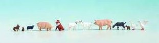 Noch Farm Animals (10) Figure Set N Gauge 36711