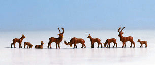 Noch Deer (7) Figure Set N Gauge 36730