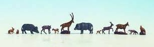 Noch Forest Animals (12) Figure Set N Gauge 36745