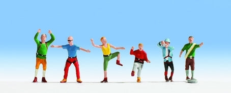 Noch Mountaineers (6) Figure Set N Gauge 36871