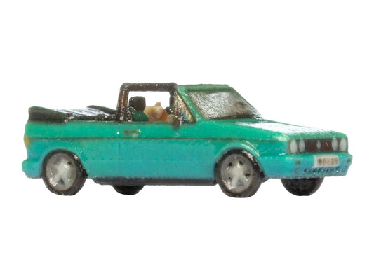 Noch 37612 VW Golf 1 Cabriolet Turquoise 3D Master Vehicle N Gauge