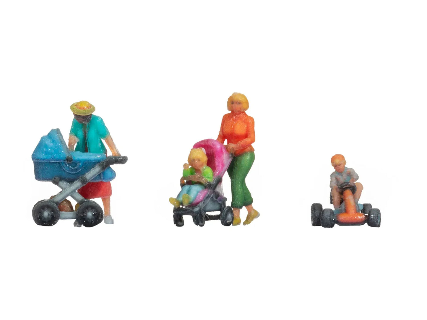 Noch Mothers (2) & Children (3) 3D Master Figure Set N44445 Z Gauge
