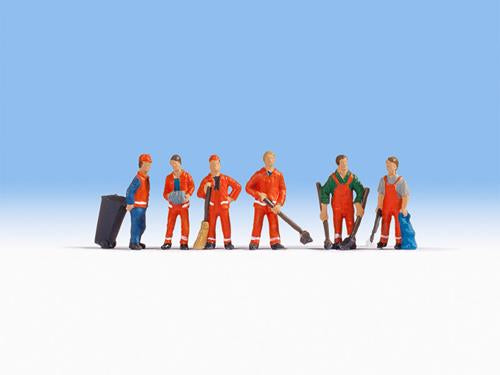 Noch 45029 City Cleaners (6) Figure Set TT Scale