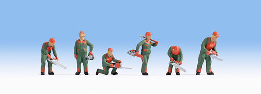 Noch 45061 Forest Workers (6) Figure Set TT Scale