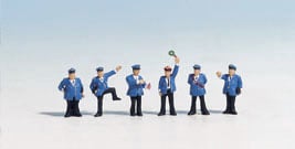 Noch 45280 German Station Staff (6) Figure Set TT Scale