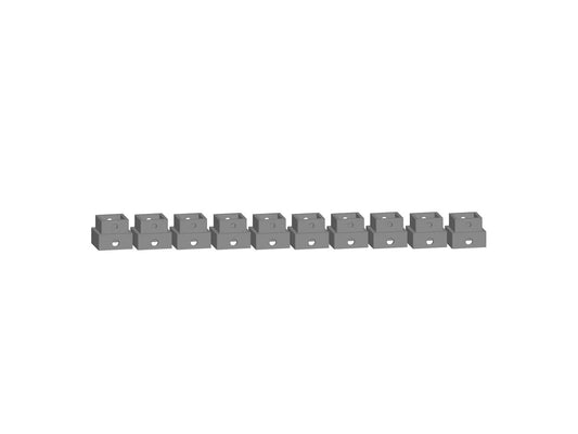 Noch Easy-Track Pillar Element 7.25mm (10) HO Gauge N53902