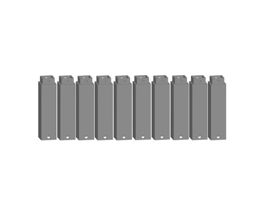 Noch Easy-Track Pillar Element 58mm (10) HO Gauge N53907