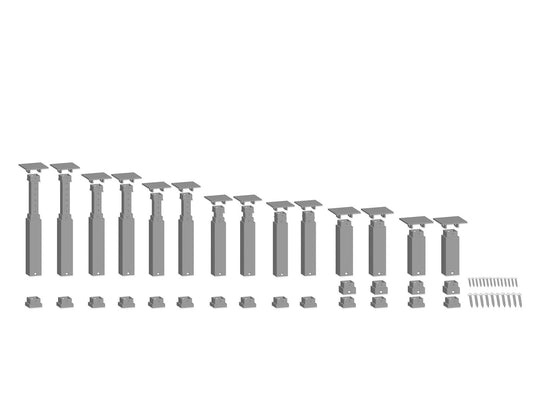 Noch Easy-Track Incline Pillar Set (14) HO Gauge N53941