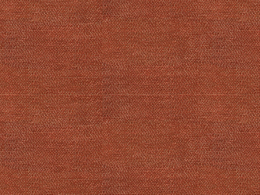 Noch 56910 Clinker Red 3D Cardboard Sheet 25x12.5cm N Gauge