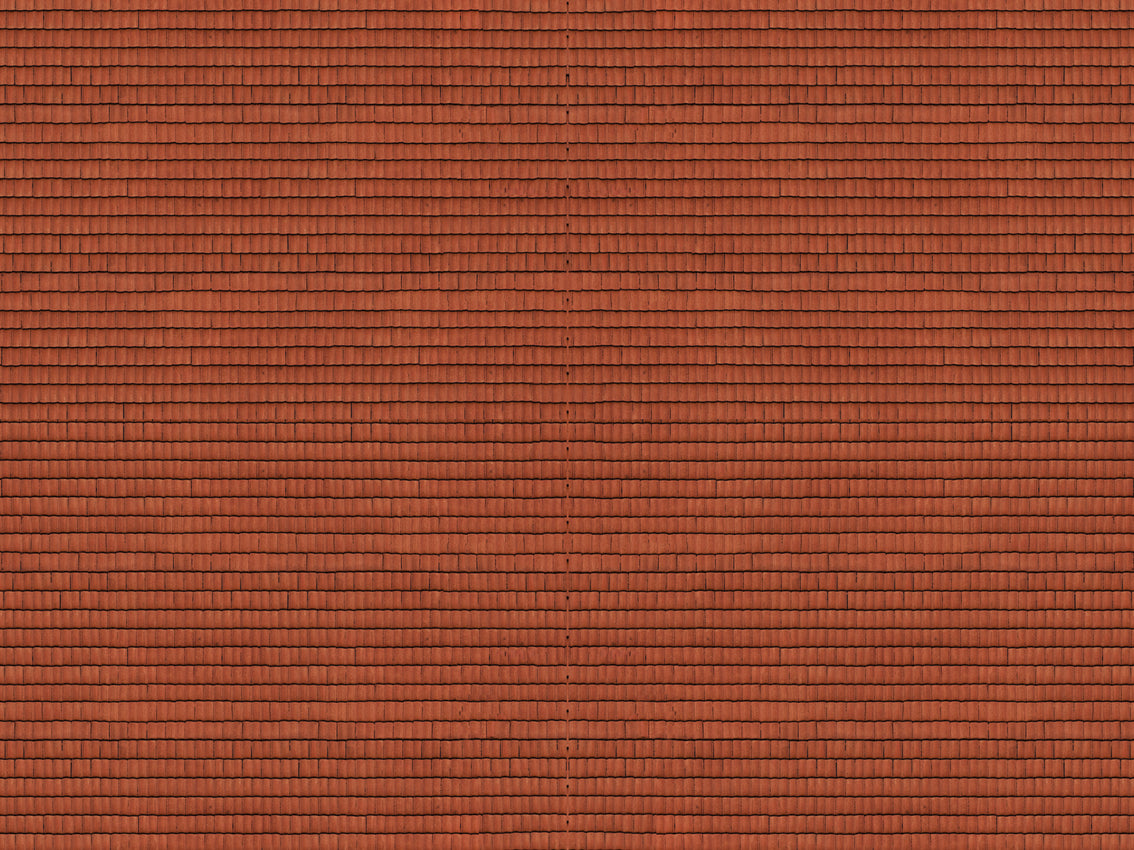 Noch 56965 Roof Tile 3D Cardboard Sheet 25x12.5cm N Gauge