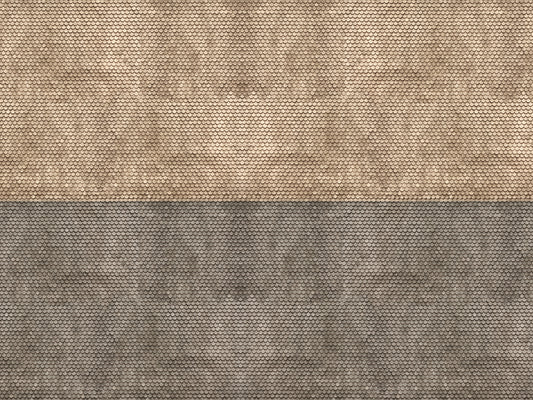 Noch 56971 Grey Plain Tile 3D Cardboard Sheet 25x12.5cm N Gauge
