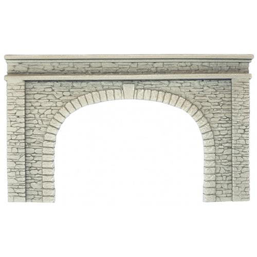 NOCH Double Track Natural Stone Hard Foam Tunnel Portal HO Gauge Scenics 58062