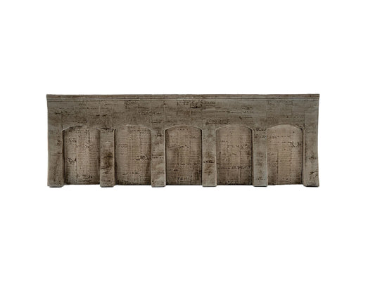 Noch 58095 Concrete Hard Foam Closed Arcade Wall 30 x 10.1cm HO Gauge