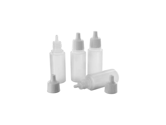 Noch Plastic Bottles w/Lids (4) N60100