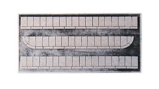 Noch Concrete Slabs Structured Pavement 1.6 x 96.2cm N60340 HO Gauge