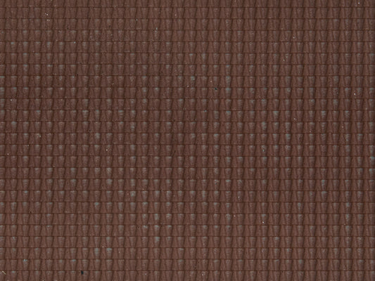 Noch Dark Red 3D Structured Roofing 28x10cm N60351 HO Scale