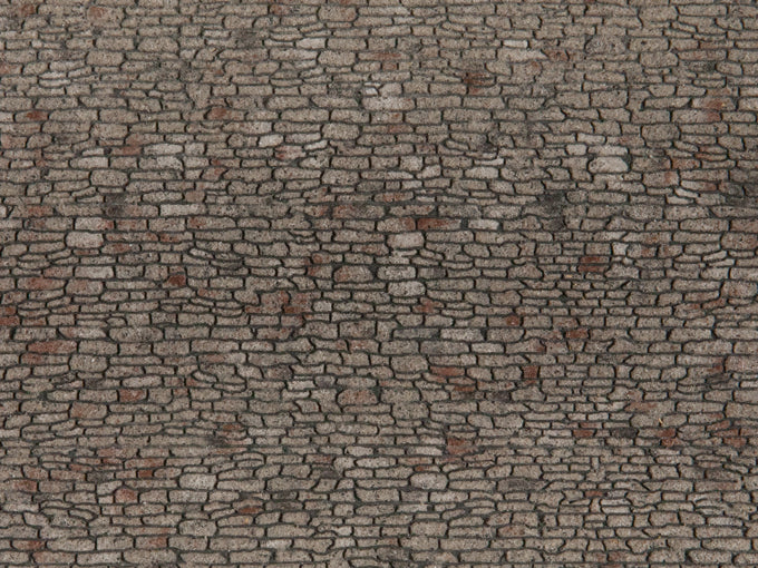 Noch Quarrystone 3D Structured Walling 28x10cm N60371 HO Scale