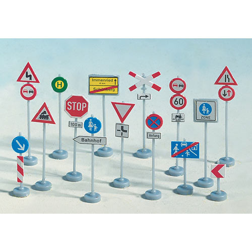 NOCH Traffic Signs (270) HO Gauge Scenics 60521
