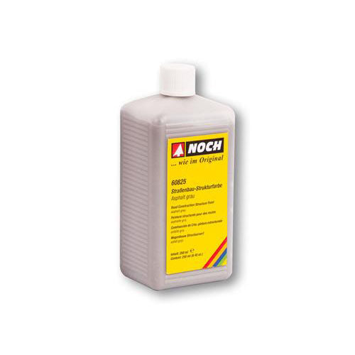 NOCH Road Construction Asphalt Grey Structure Paint (250ml) Scenics 60825