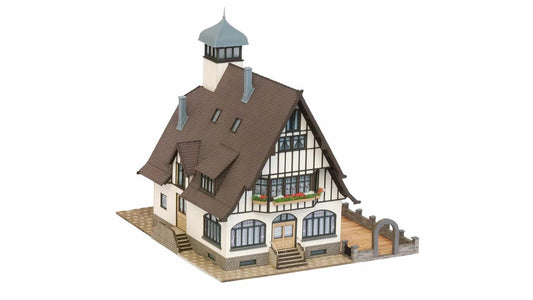 Noch Tavern with Beer Garden Laser Cut Kit N63401 N Gauge