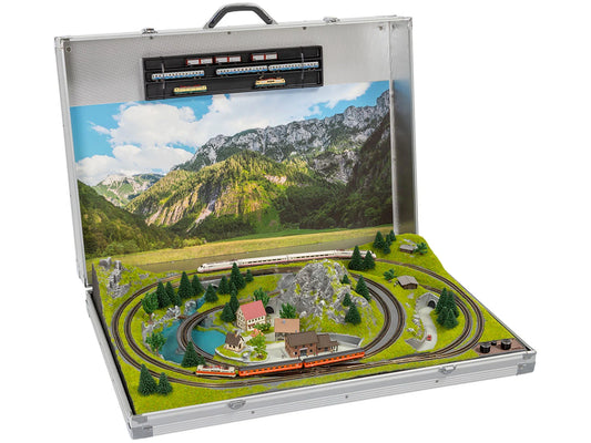 Noch Bozen Complete Model Railway in a Briefcase N88320 Z Gauge